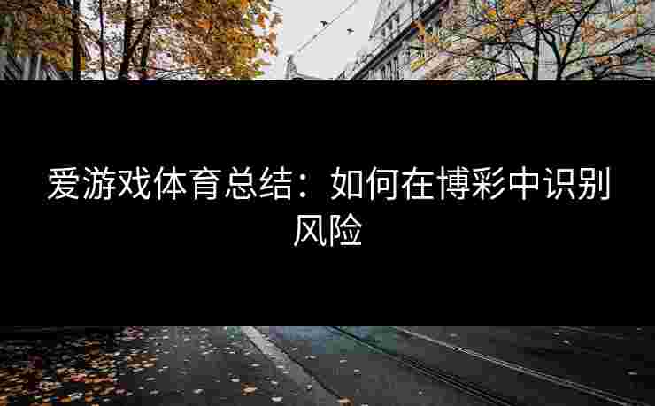 爱游戏体育总结：如何在博彩中识别风险