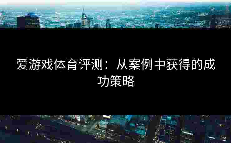 爱游戏体育评测：从案例中获得的成功策略